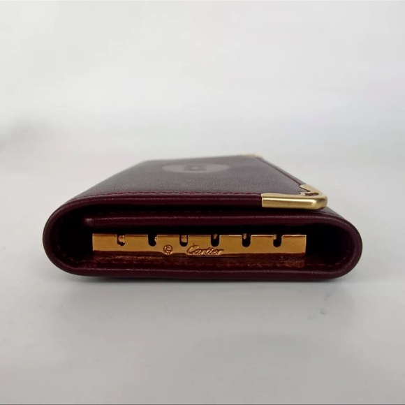 AUTH Cartier Key Holder Card Case Red - Picture 9 of 9